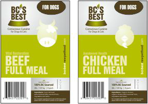BC'S BEST RAW PET FOOD logo