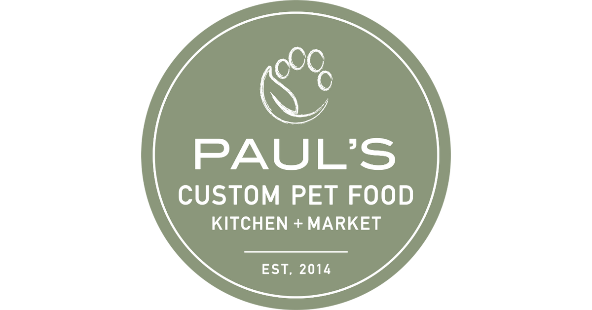 Paul's Custom Pet Food logo