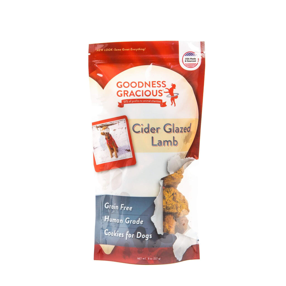 Cider Glazed Lamb Dog Cookies