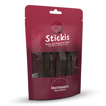Stickis Ziege mit Kürbis