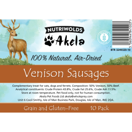 Venison Sausages