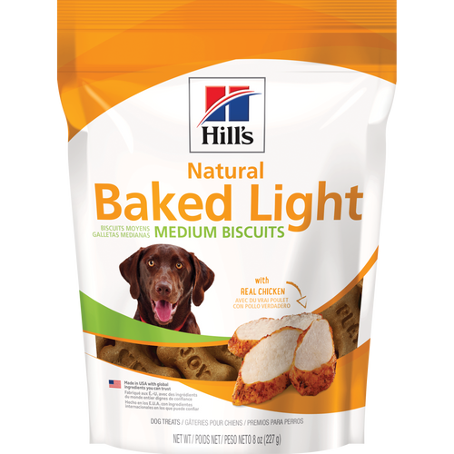 Natural Baked Light Biscuits with Real Chicken Medium Dog Treats