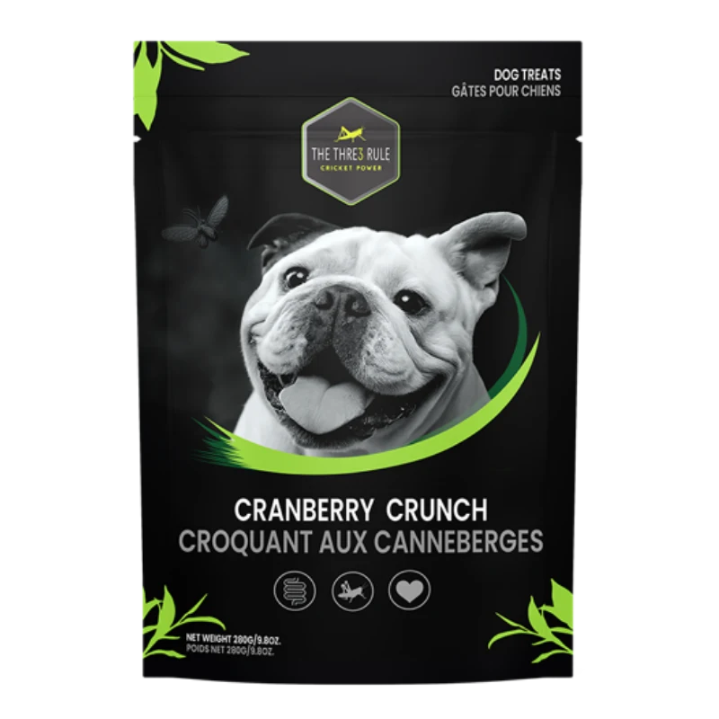 Oven Baked Cranberry Crunch Dog Treats