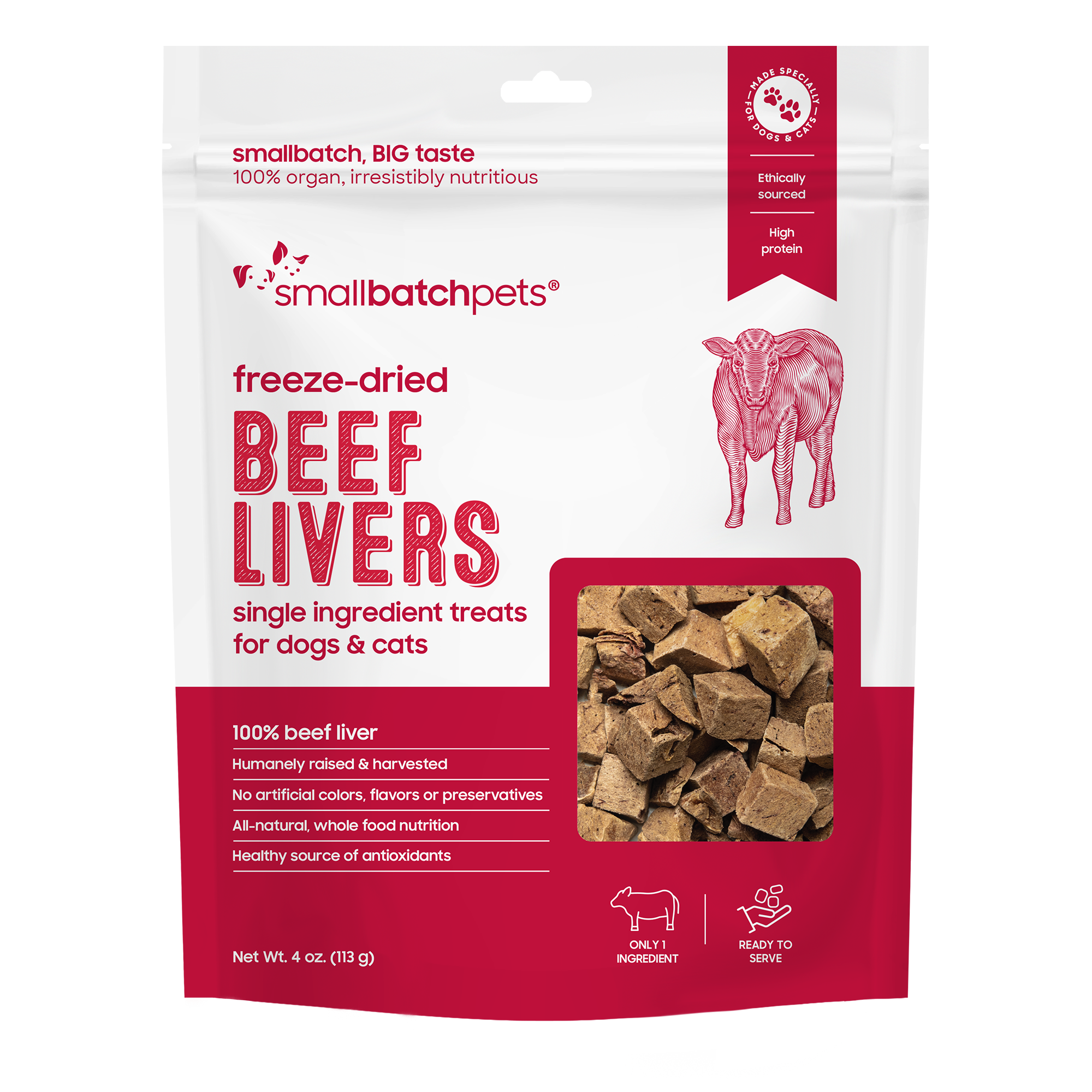 Freeze-Dried Beef Liver Treats