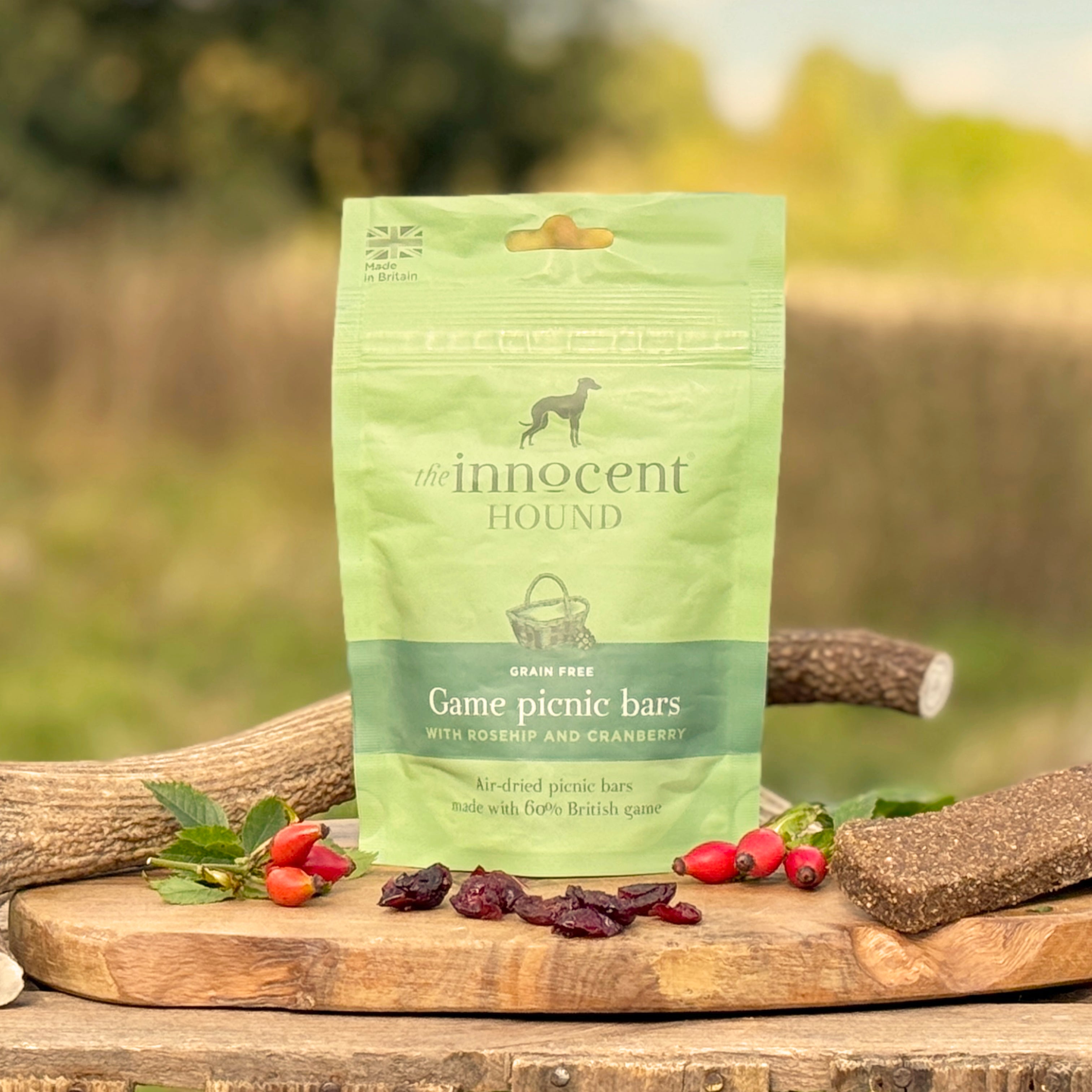 Game Picnic Bars with Rosehip & Cranberry
