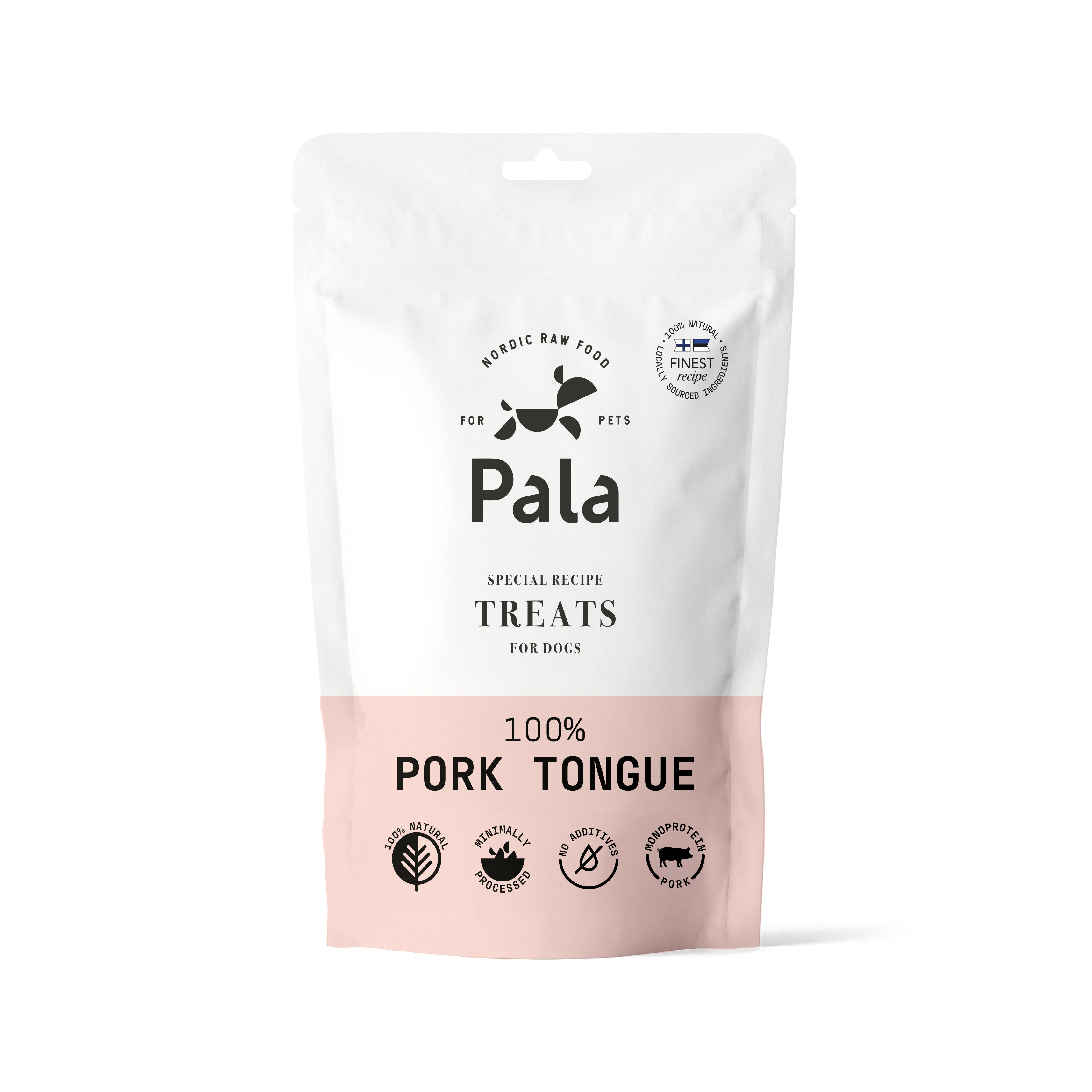 100% Pork tongue dog treats