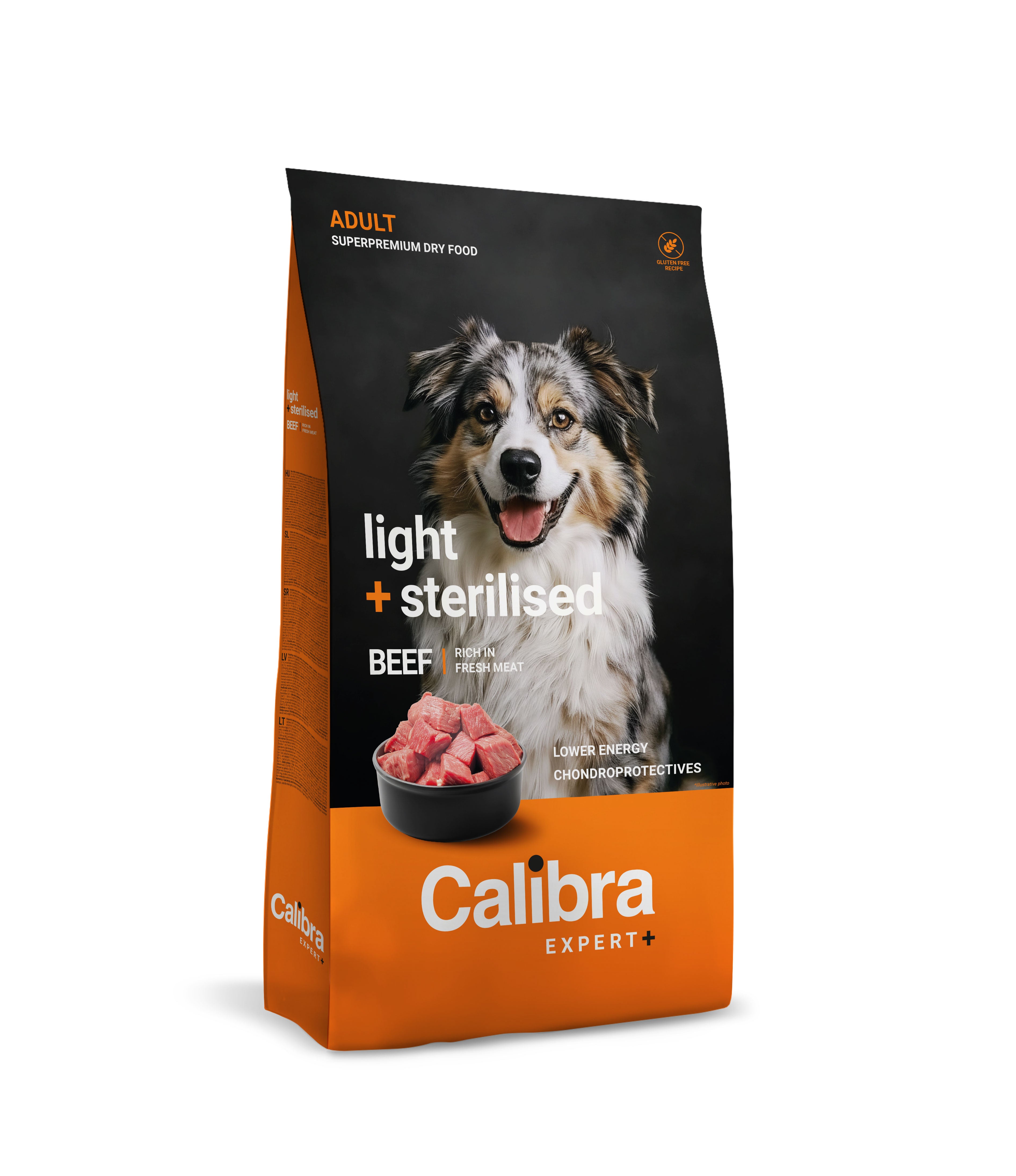 EXPERT+ Light Sterilised Beef Adult