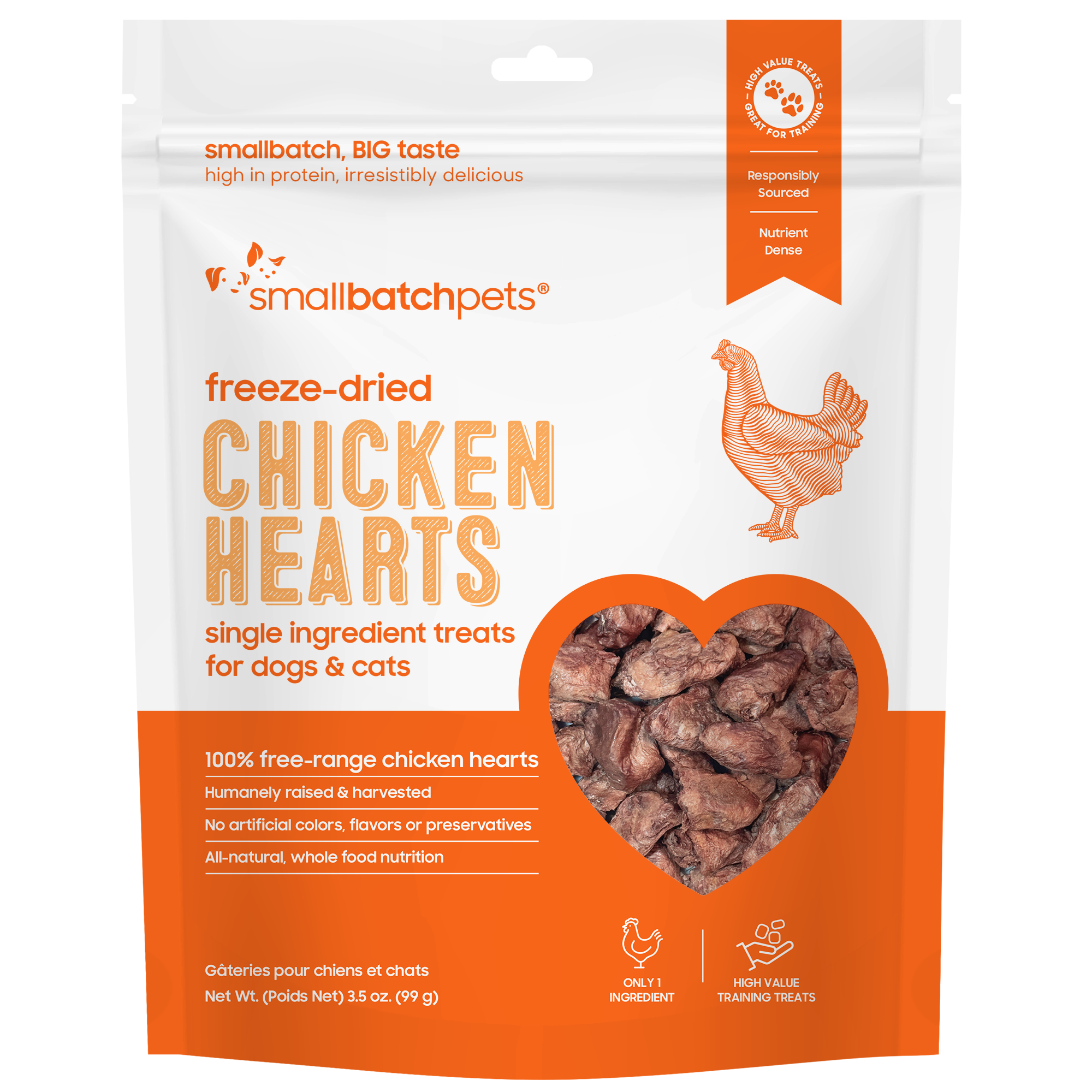 Freeze-Dried Chicken Heart Treats