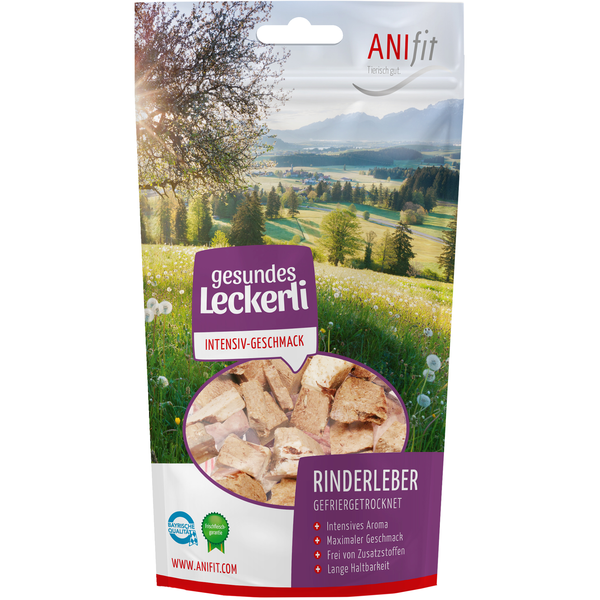 Beef Liver (Rinderleber) Freeze-dried meat chunks