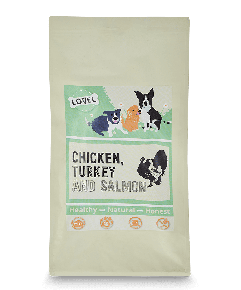 Chicken, Turkey & Salmon