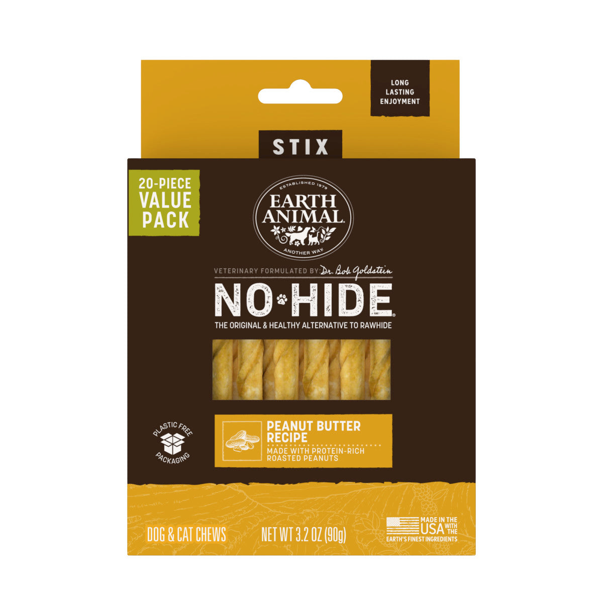 No-Hide Peanut Butter Stix