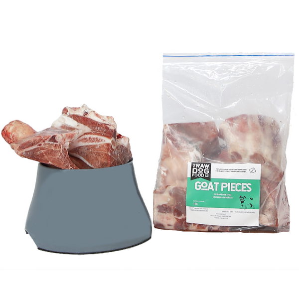 Wild NZ Goat Pieces with Bone