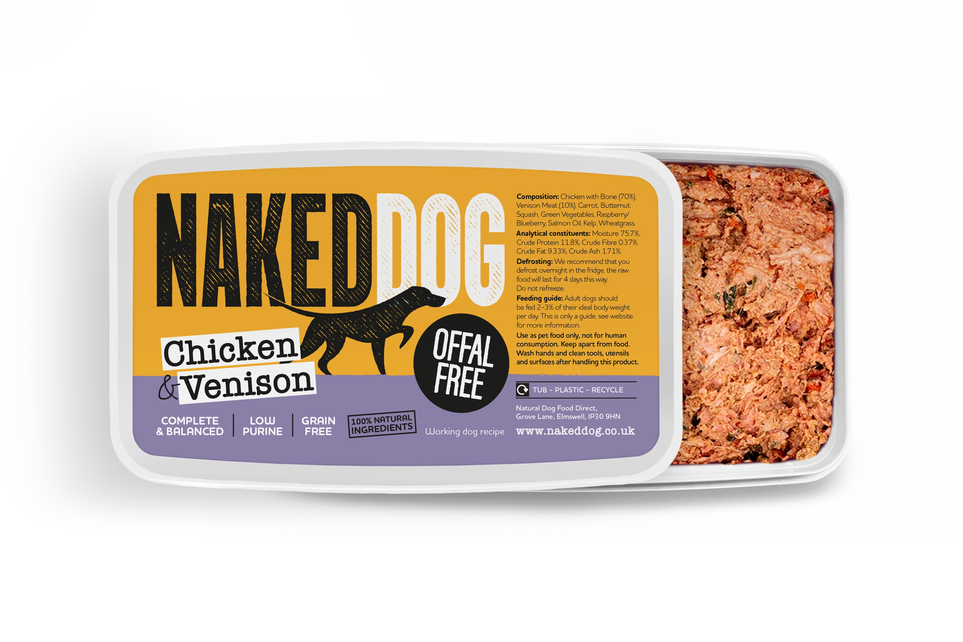 Offal Free Chicken & Venison