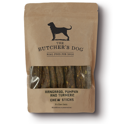 Kangaroo Pumpkin and Turmeric Chew Sticks