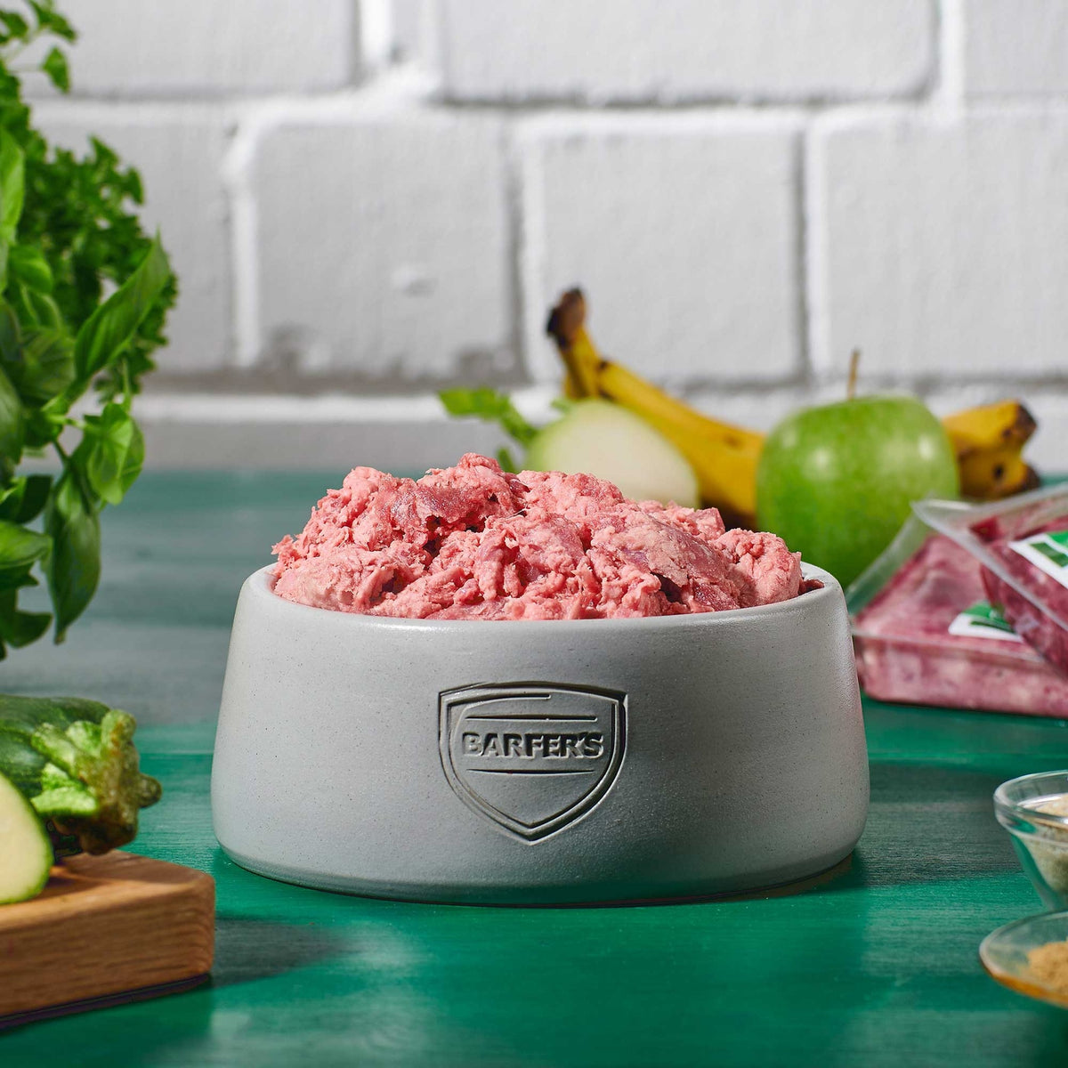 BARF-Lammmuskelfleisch gewolft