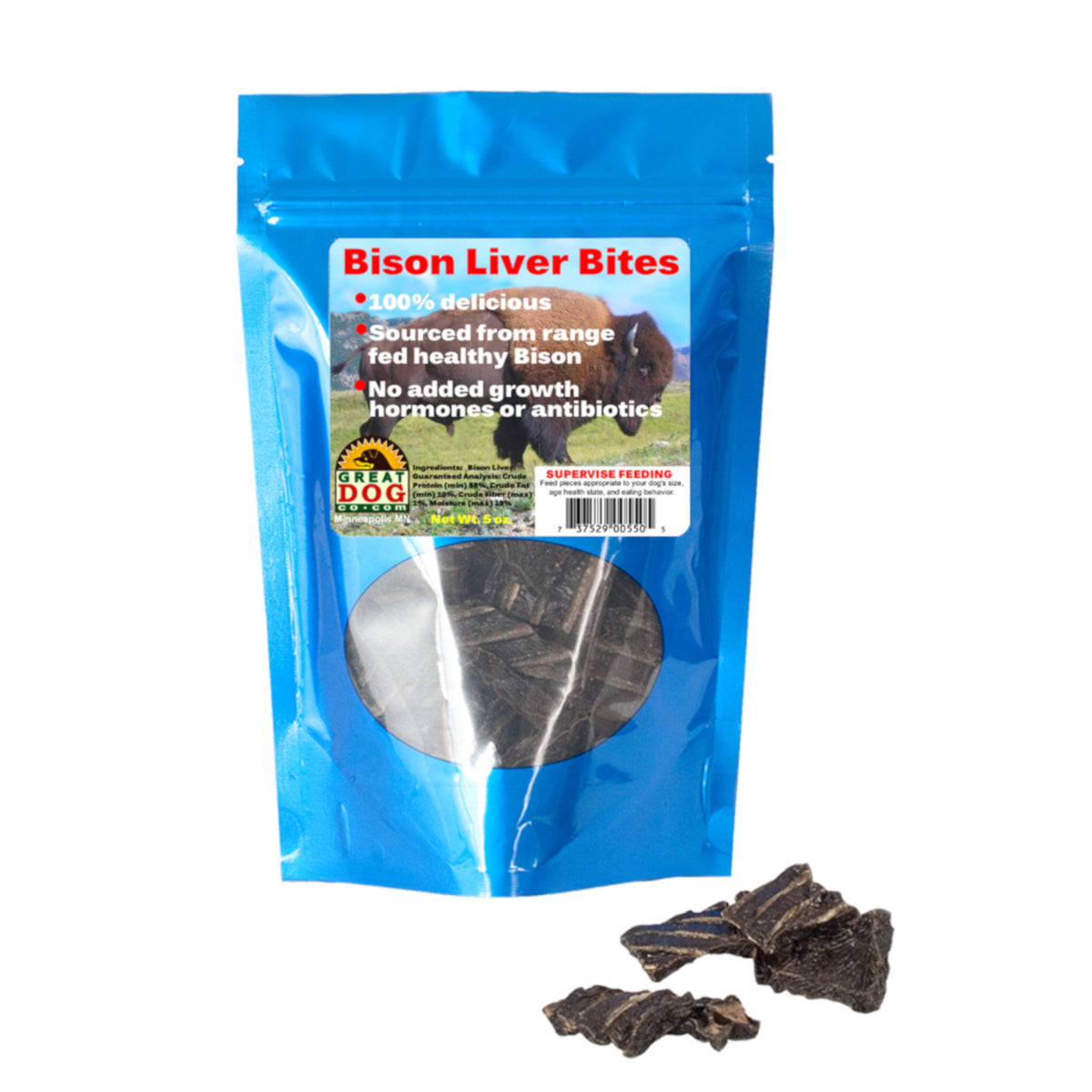 Bison Liver Bites