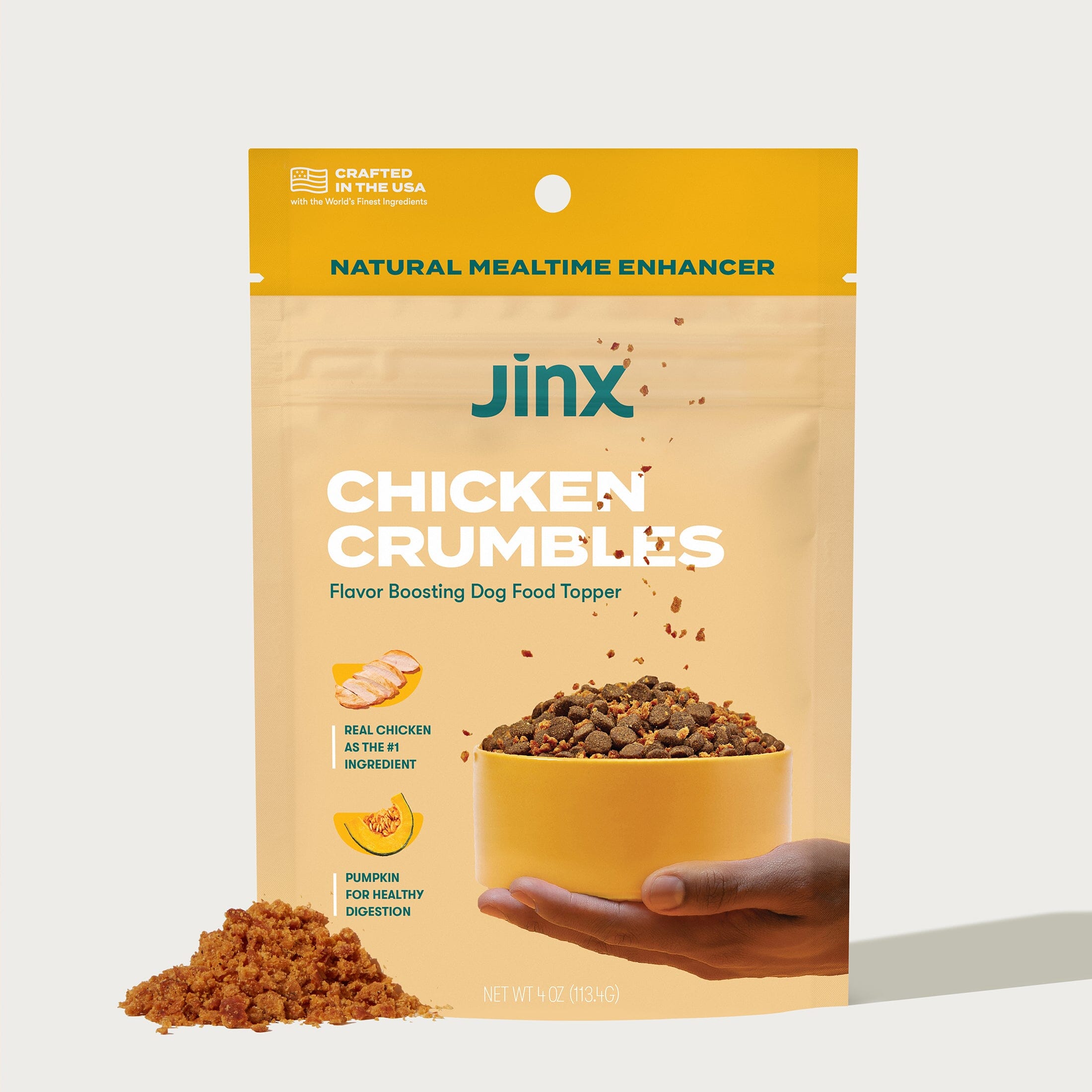 Dehydrated Chicken & Pumpkin Crumbles Meal Topper