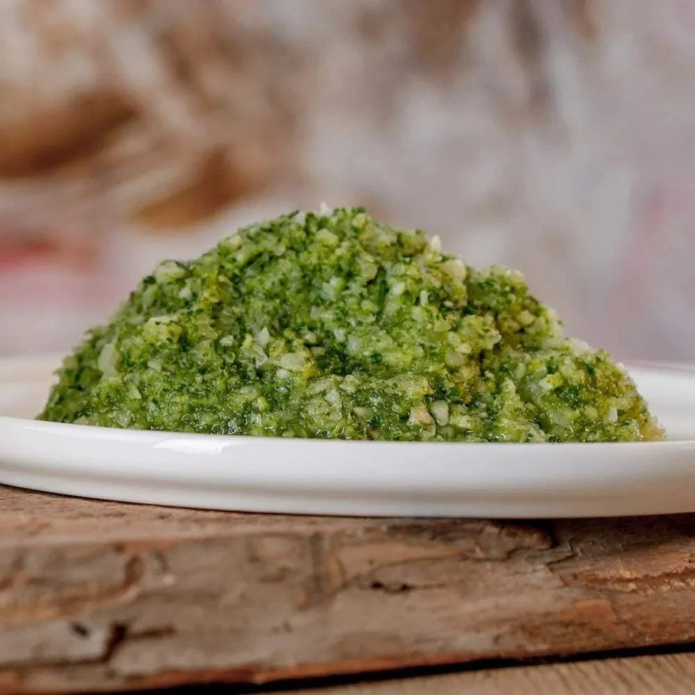 grüner Gemüsemix, fein geraspelt