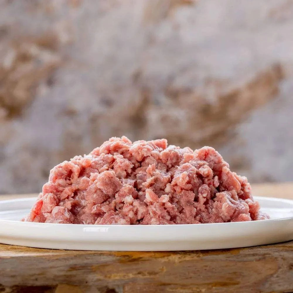 Entenfleisch, mager und gewolft