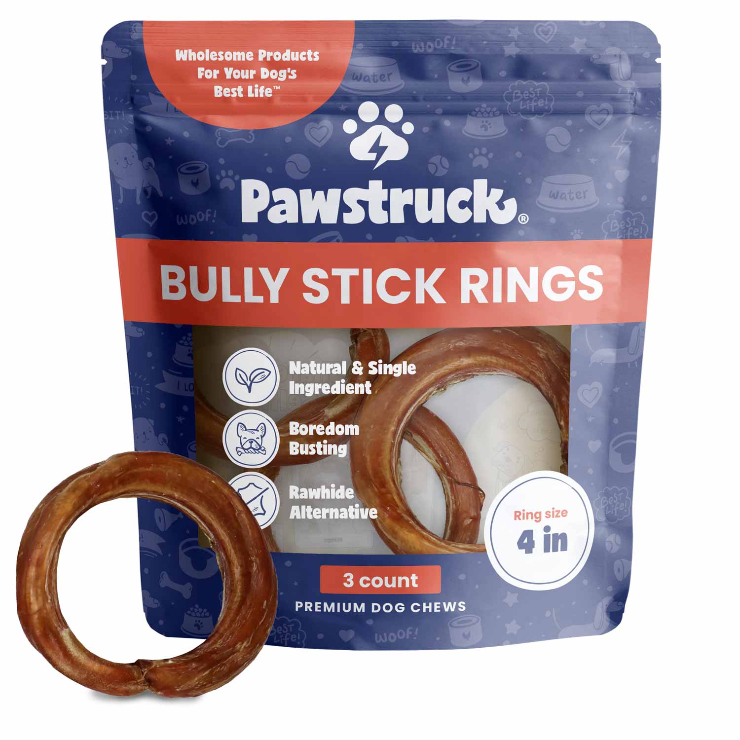 Bully Stick Rings