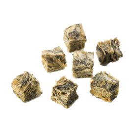 Dog Treats 100% White Fish Jerky Small Bite Cubes - MSC Approved