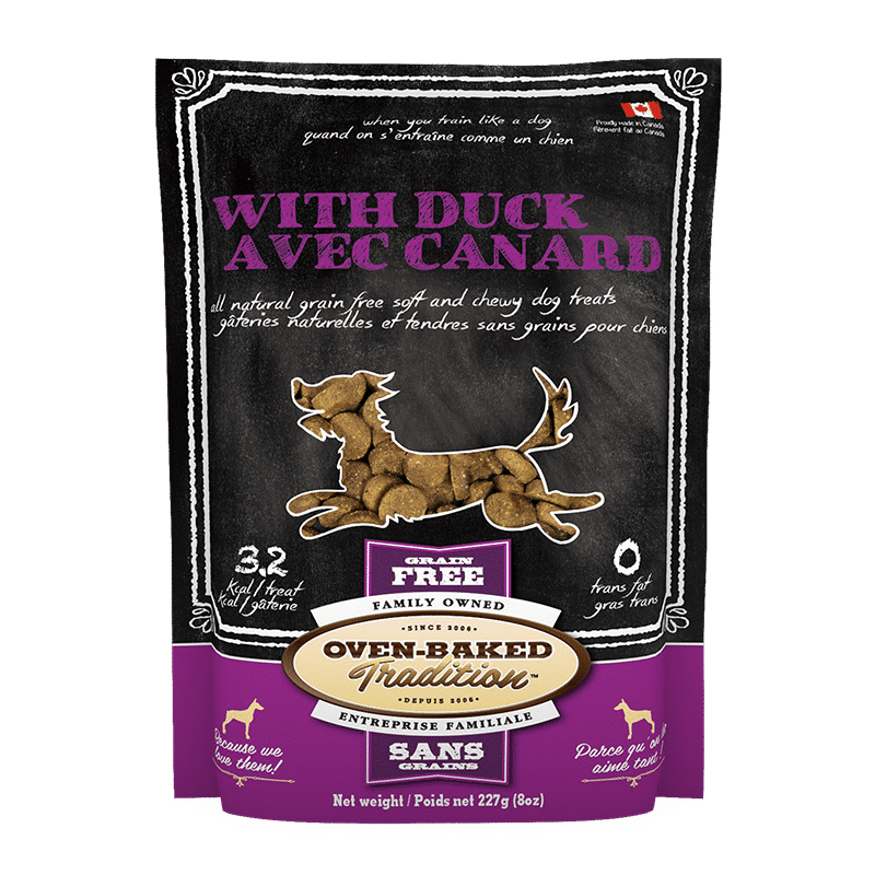 All natural soft and chewy grain-free treats for dogs – Duck