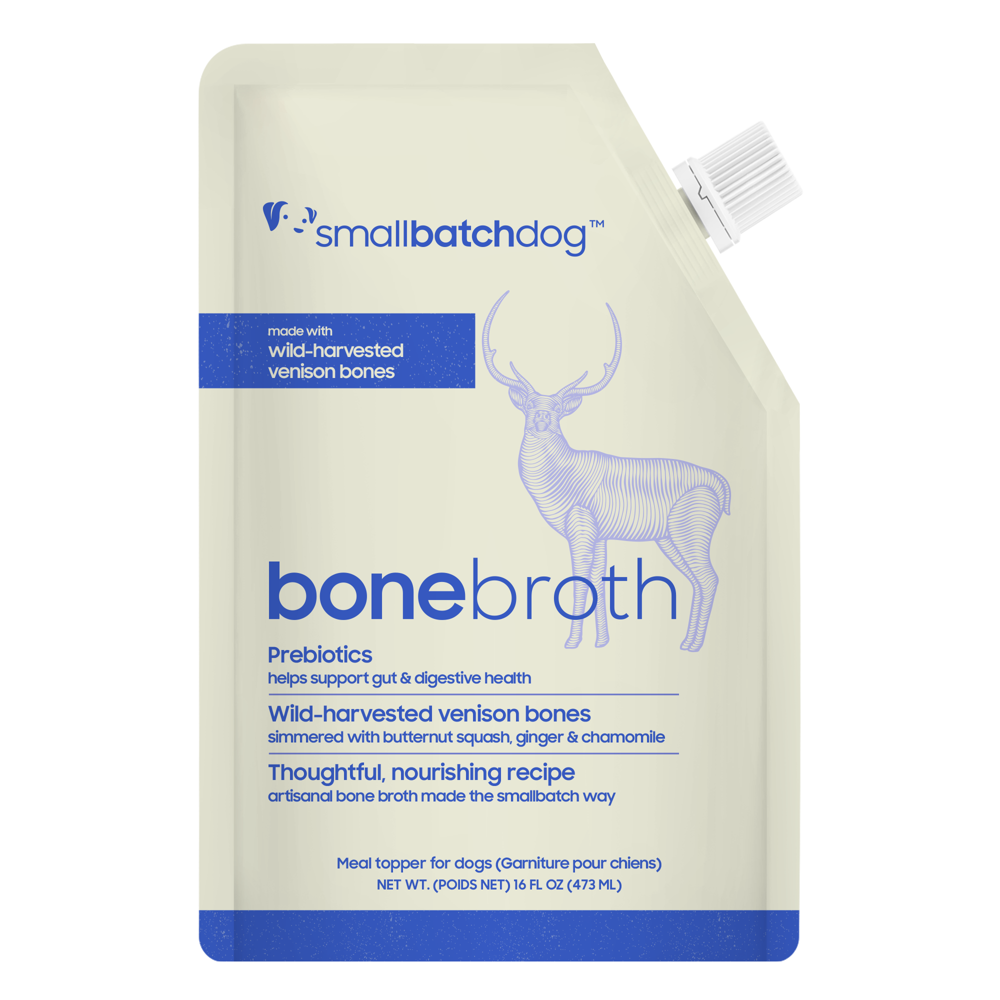 Wild-Caught Venison Bone Broth