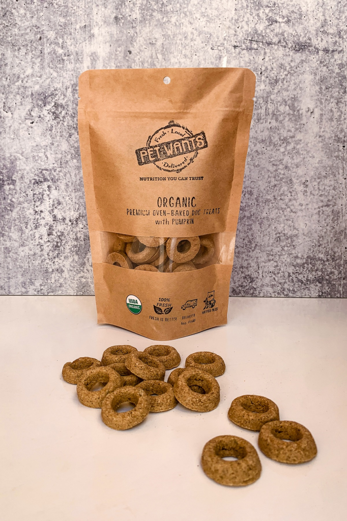 Organic Premium Oven-Baked Dog Biscuits with Pumpkin