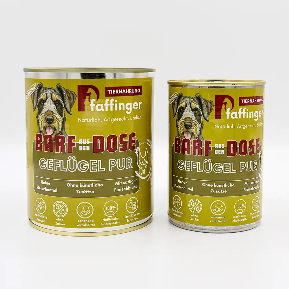BARF aus der Dose – Geflügel pur