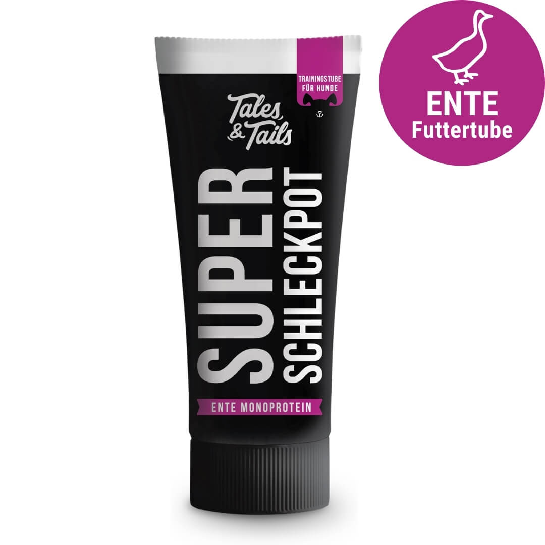 Super Schleckpot Futtertube mit Ente