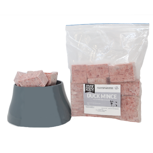 Duck with Bone Minced Raw Cubes