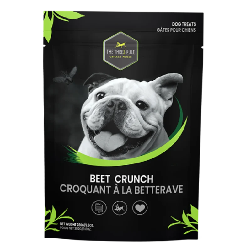 Oven Baked Beet Crunch Dog Treats