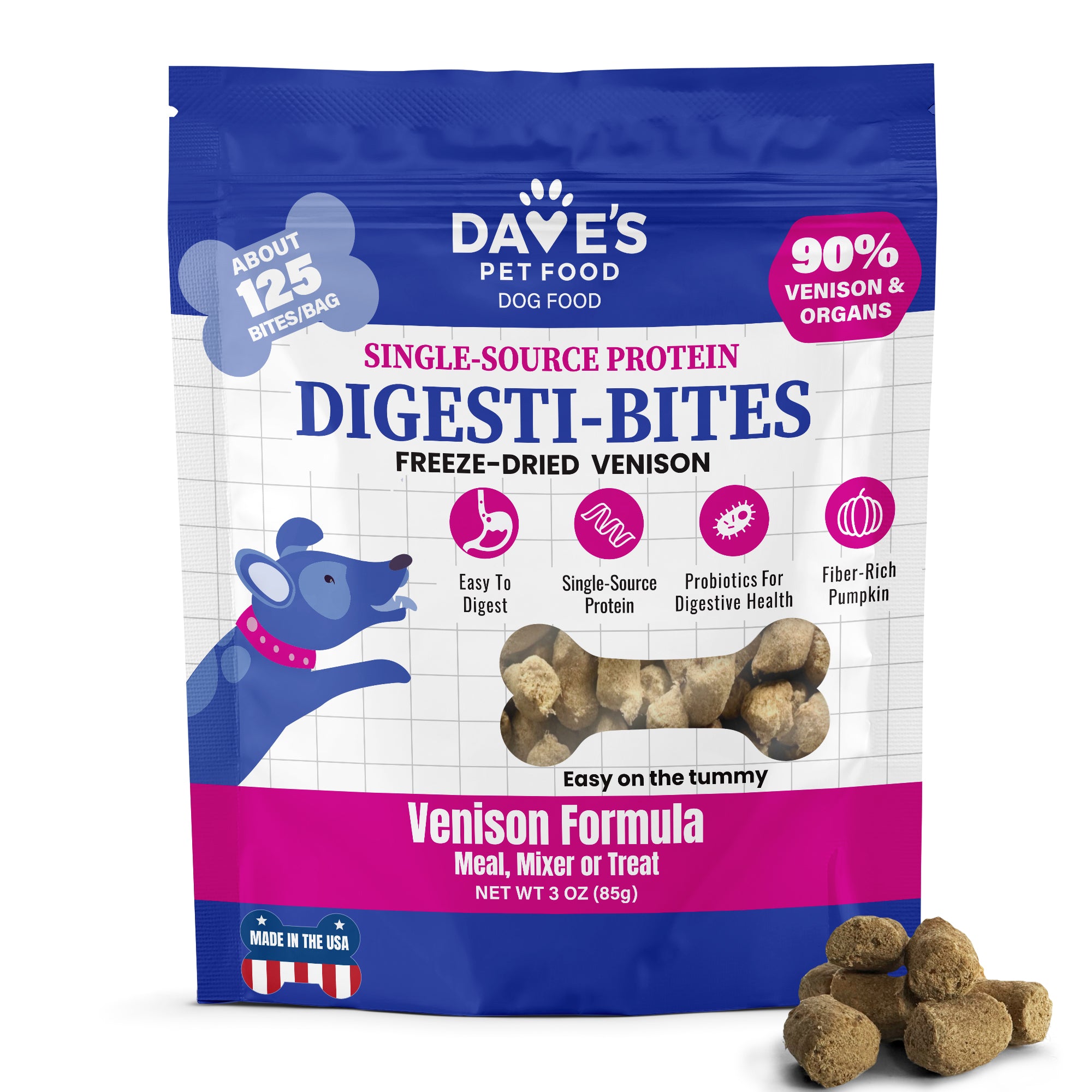 Digesti-Bites Venison Formula Dog Treats