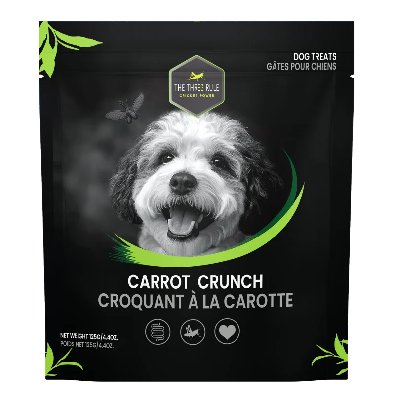 Oven Baked Carrot Crunch Dog Treats