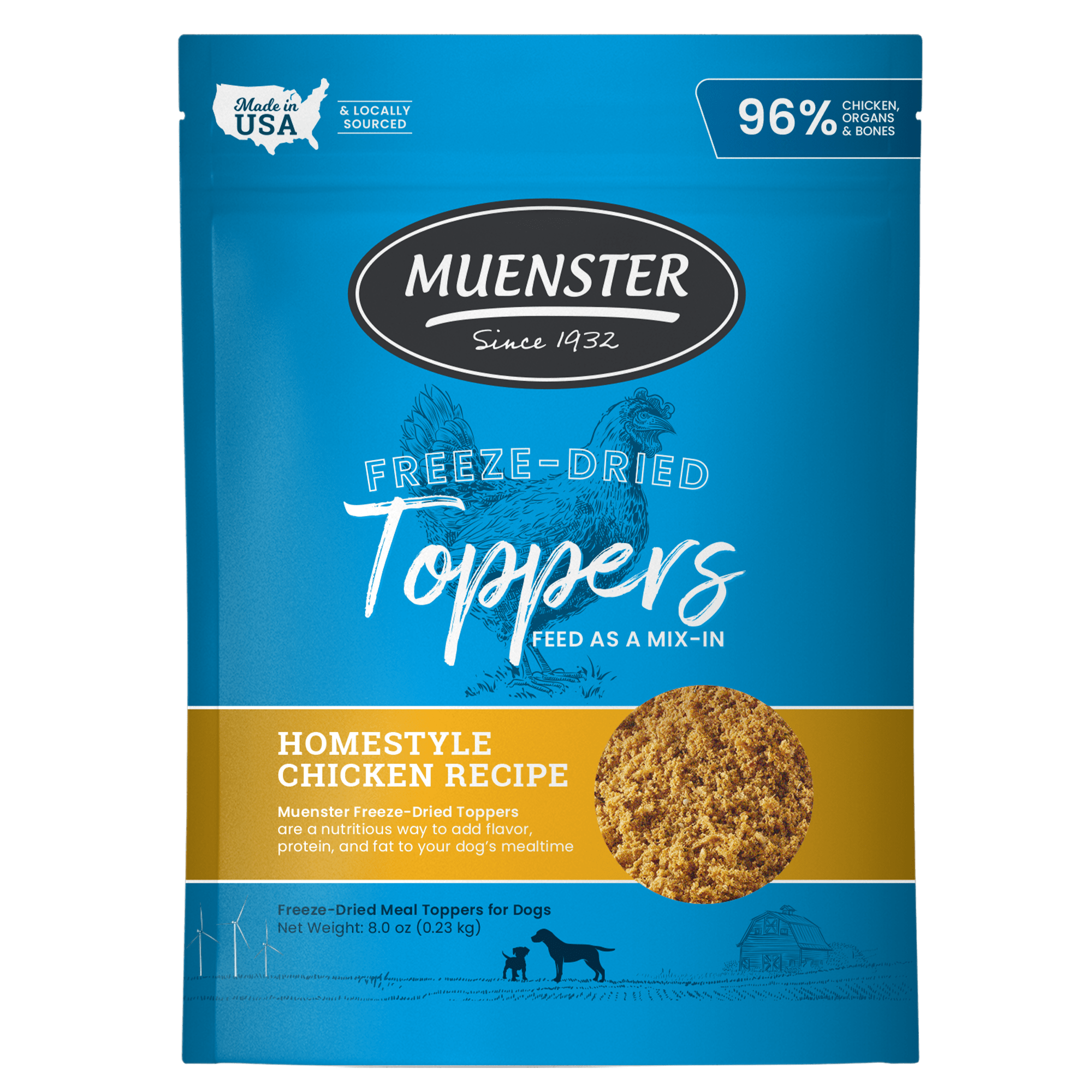 Homestyle Chicken Recipe Freeze-Dried Meal Toppers