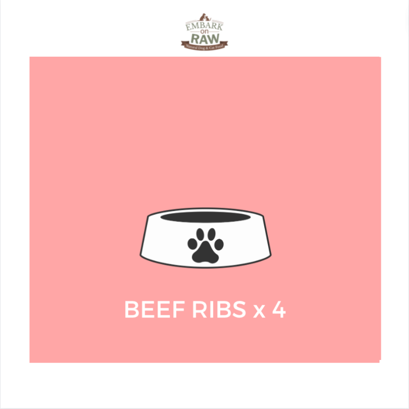 Beef Ribs x 4
