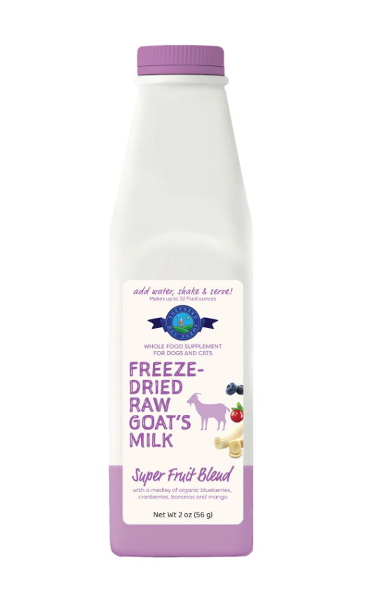 Freeze Dried Raw Goat Milk Super Fruit