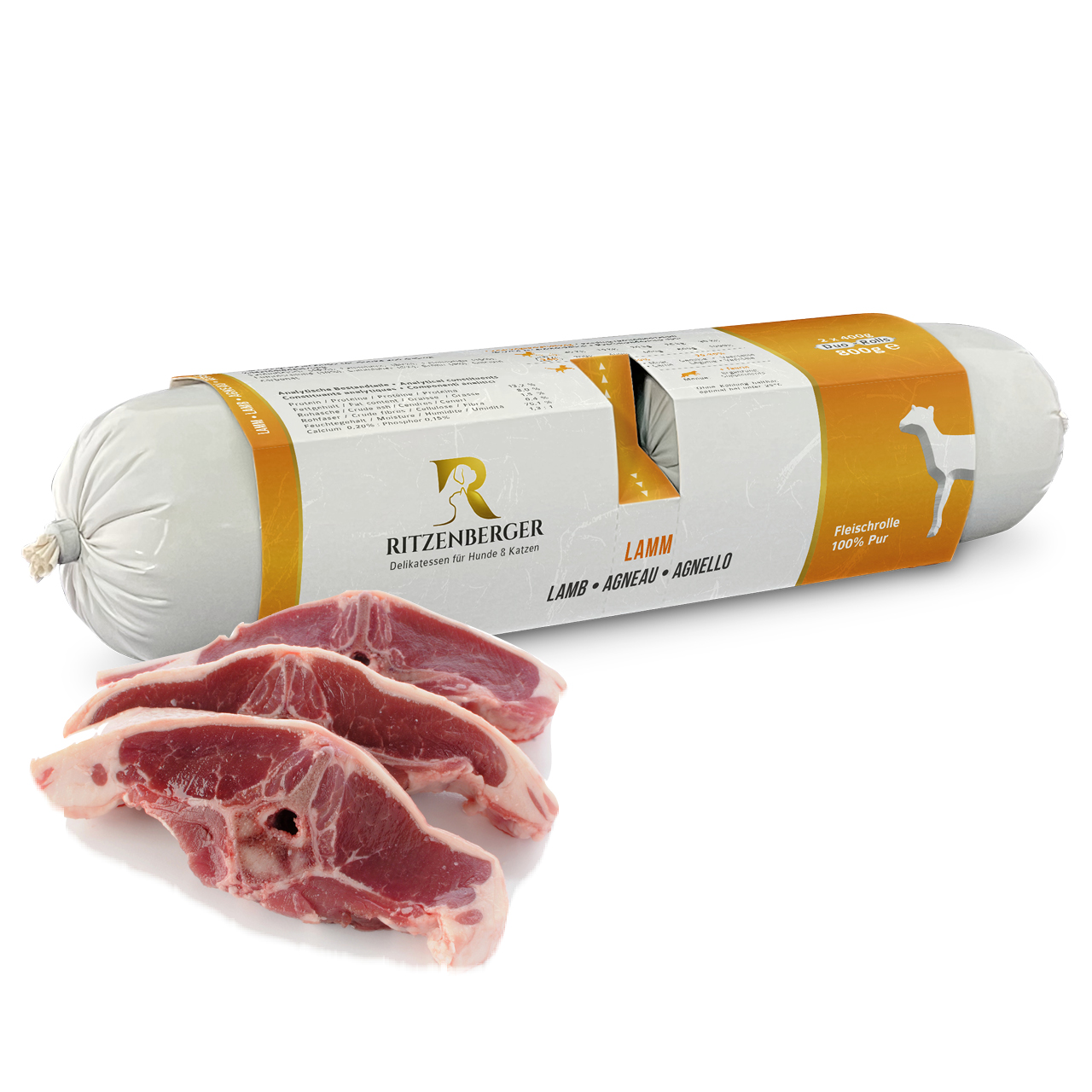 Lamm Pure Fleischrolle Duo-Rolls