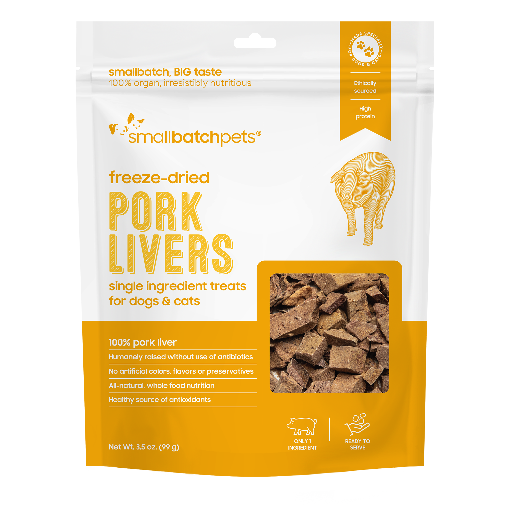 Freeze-Dried Pork Liver Treats