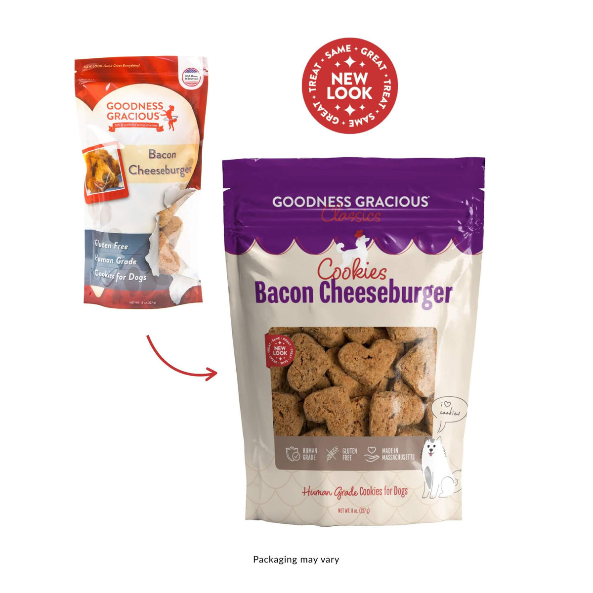 Bacon Cheeseburger Dog Cookies