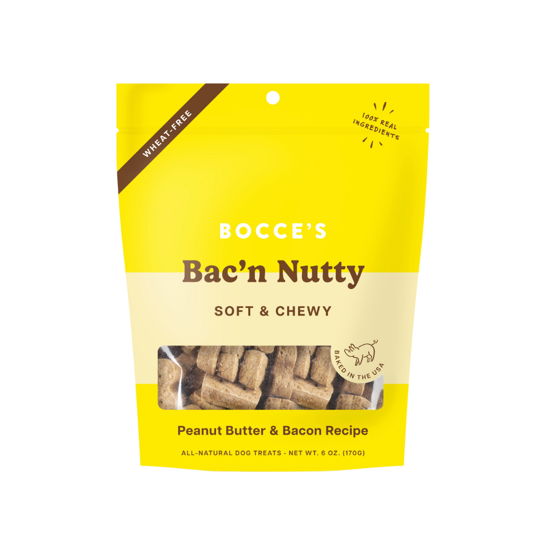Bac'n Nutty Peanut Butter & Bacon Soft & Chewy Treats