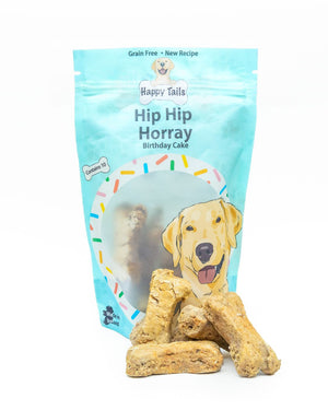 Hip Hip Hooray Birthday Cake Dog Treats