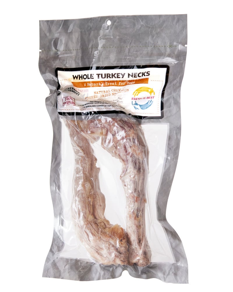 Freeze Dried Whole Turkey Necks