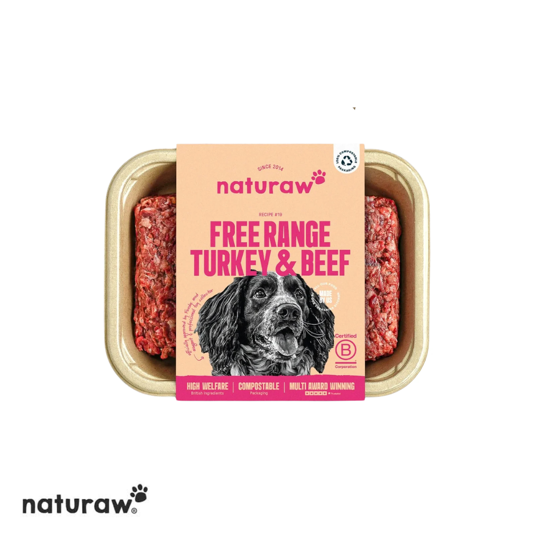 Turkey & Beef Raw Dog Food
