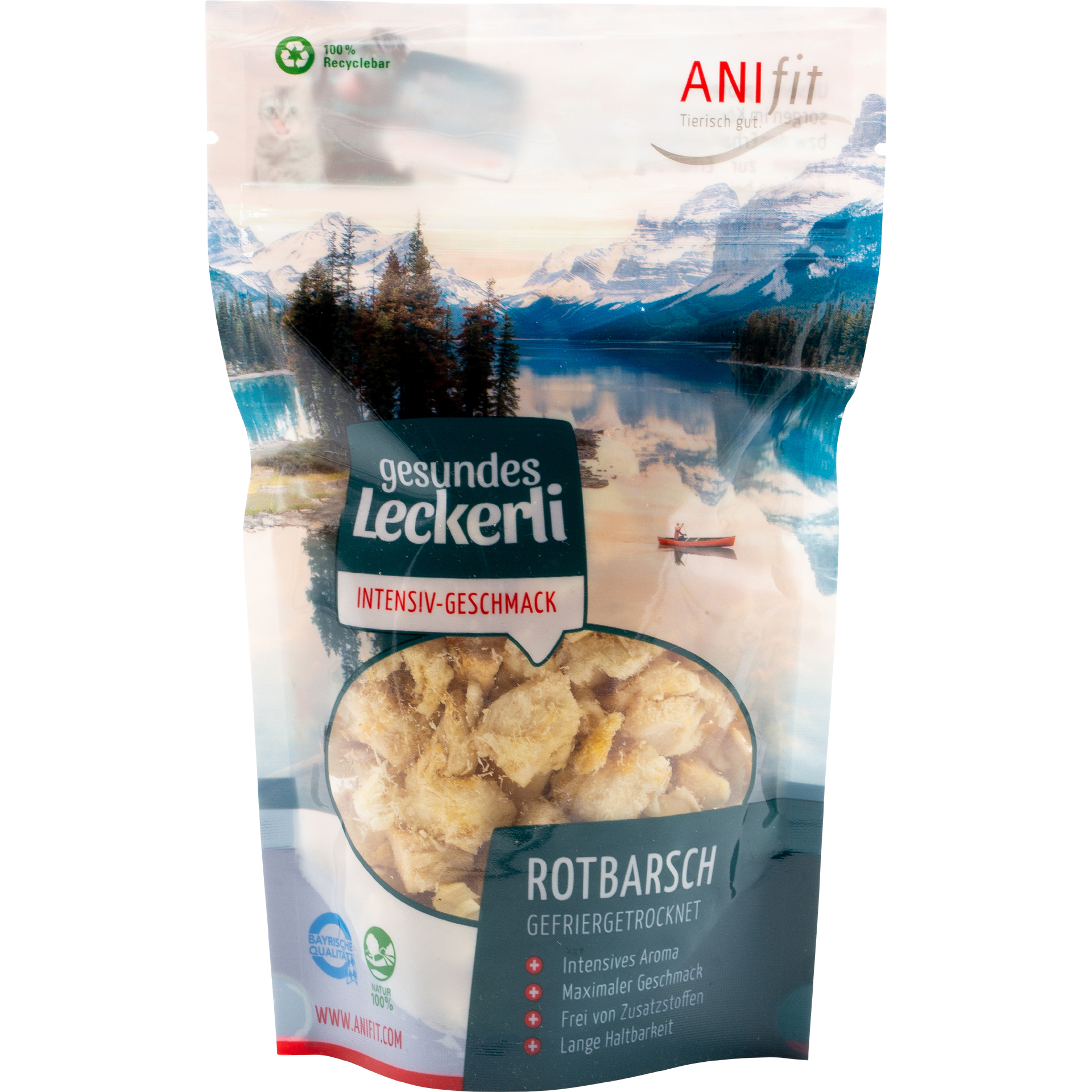 Red Perch freeze dried fish pieces