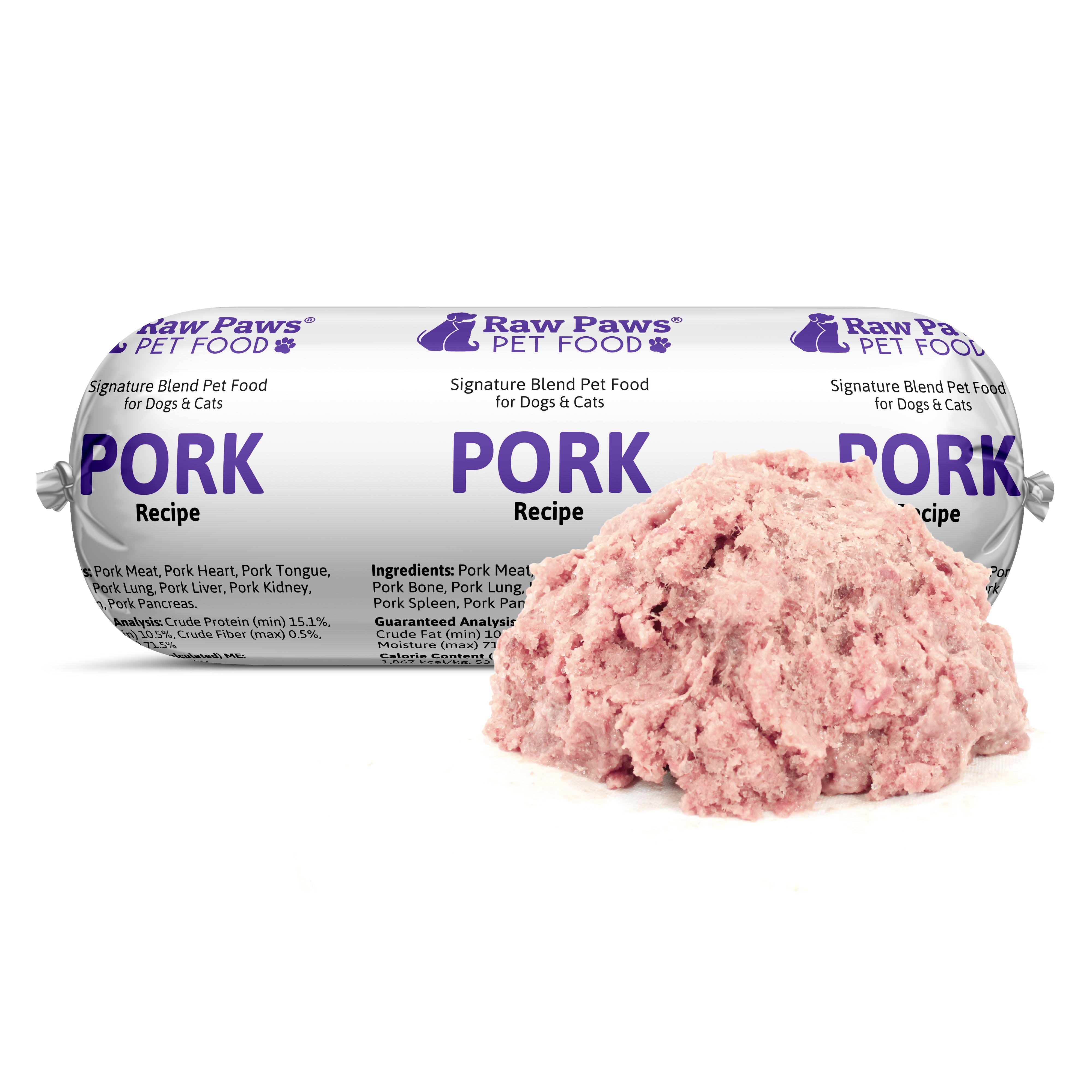 Signature Blend Pet Food for Dogs & Cats - Pork Recipe