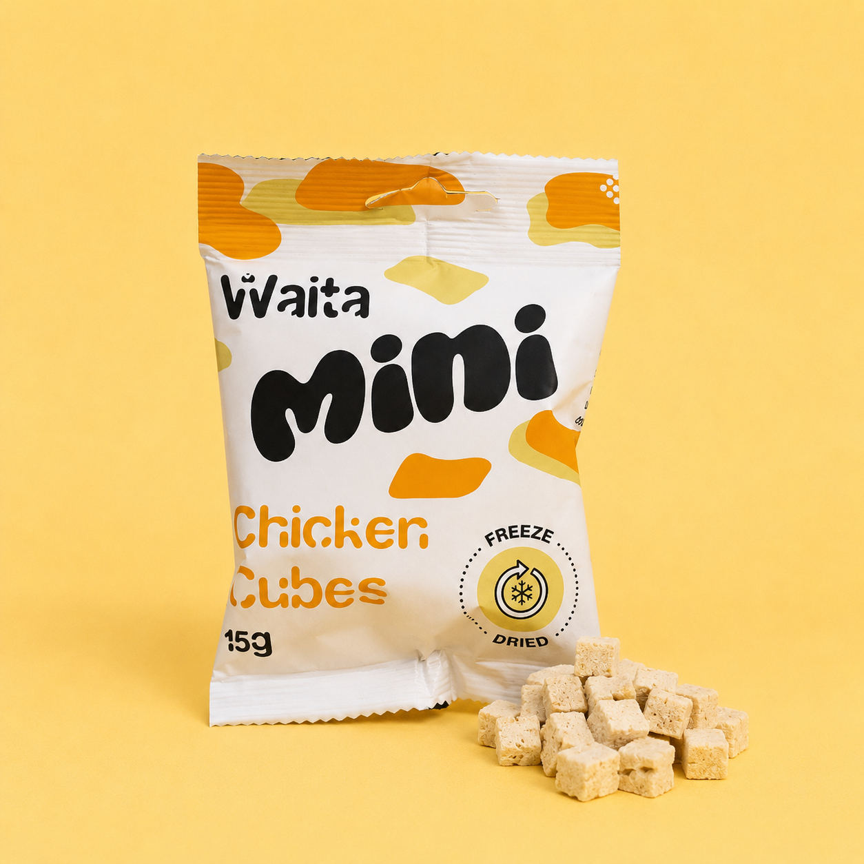Freeze Dried Mini Chicken Cubes