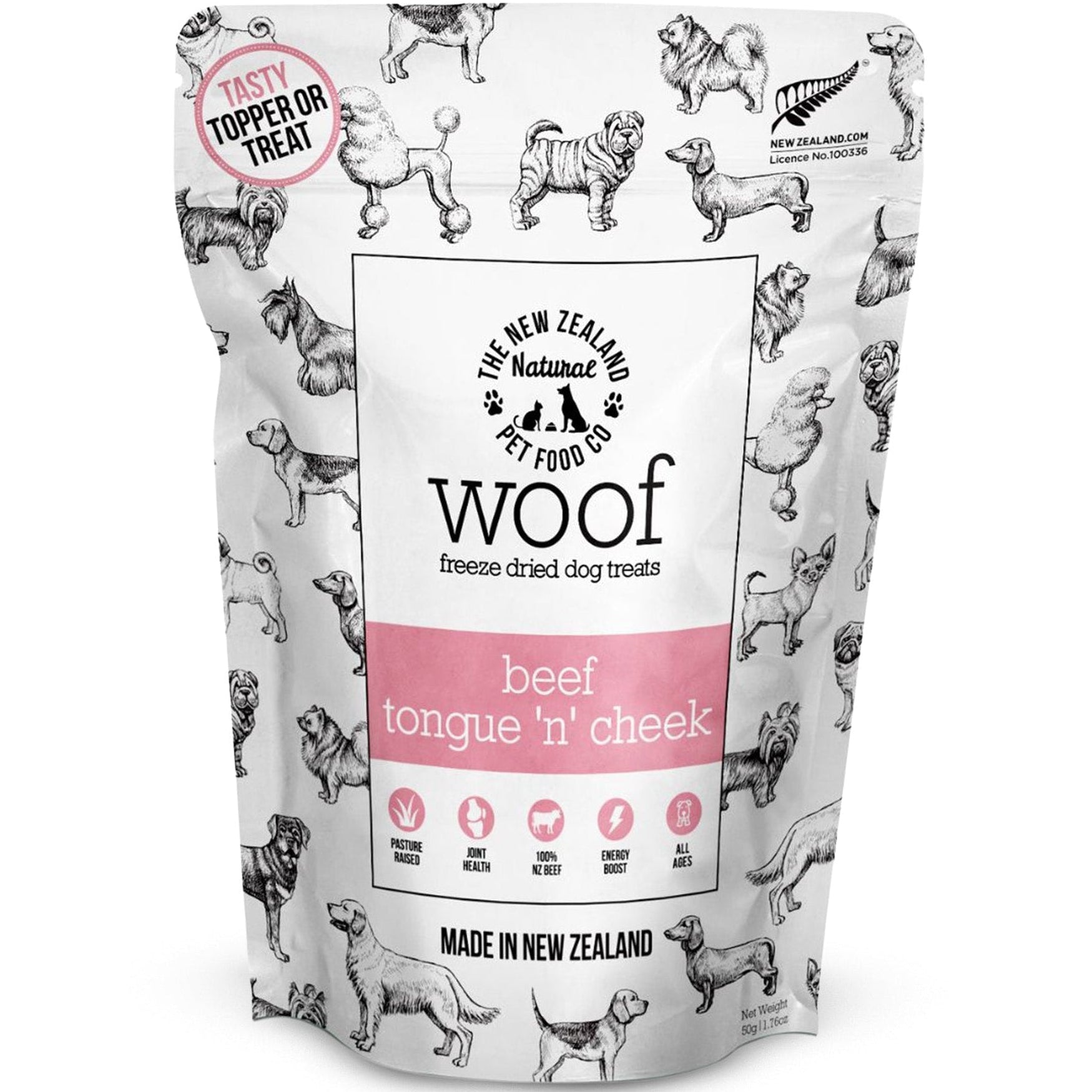 Beef Tongue 'n' Cheek Dog Treat