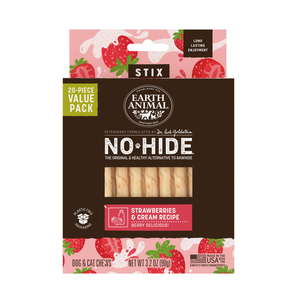 No-Hide Strawberries & Cream Stix