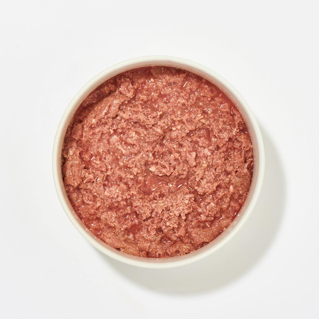 Minced rabbit meat